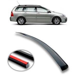 Borracha Friso De Teto Fielder 2002 A 2010 Unitario Preto Lado Direito