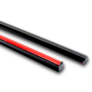 Borracha Friso De Teto Fielder 2002 A 2010 Unitario Preto Lado Esquerdo