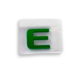 Emblema Tampa Traseira Chevrolet Celta Vhc Sigla  E  Verde