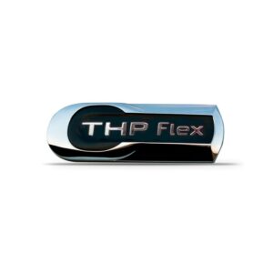 Emblema Thp Flex Linha Citröen Cromado Preto
