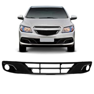 Grade Central Onix/prisma 2012 A 2016 Com Furo 1a Linha Preto