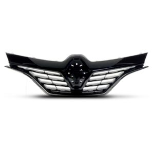 Grade Renault Captur 2017 A 2020 Black Piano Friso Cromado   Preto