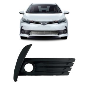 Moldura Farol Milha Corolla 2018/2020 Preta Com Furo Oferta Lado Direito