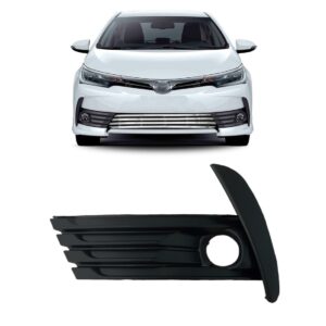 Moldura Farol Milha Corolla 2018/2020 Preta Com Furo Oferta Lado Esquerdo