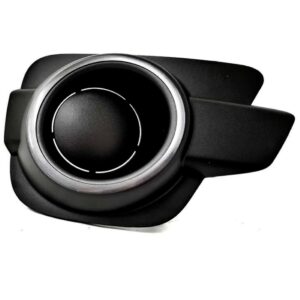 Moldura Milha Kwid 2017 A 2020 Preto S/furo Aro Cromado Ld Pronto Para Pintura Direito