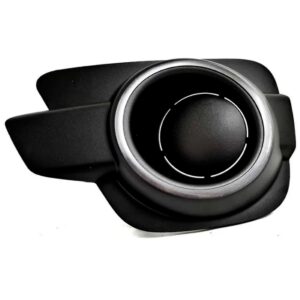 Moldura Milha Kwid 2017 A 2020 Preto S/furo Aro Cromado Le Preto Esquerdo