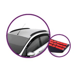 Jogo Longarinas De Teto Automotivas Decorativa Universal Prateado Gm Onix