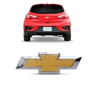 Emblema Tampa Porta Malas Cruze Hatch 2017 2018 Dourado - Dourado