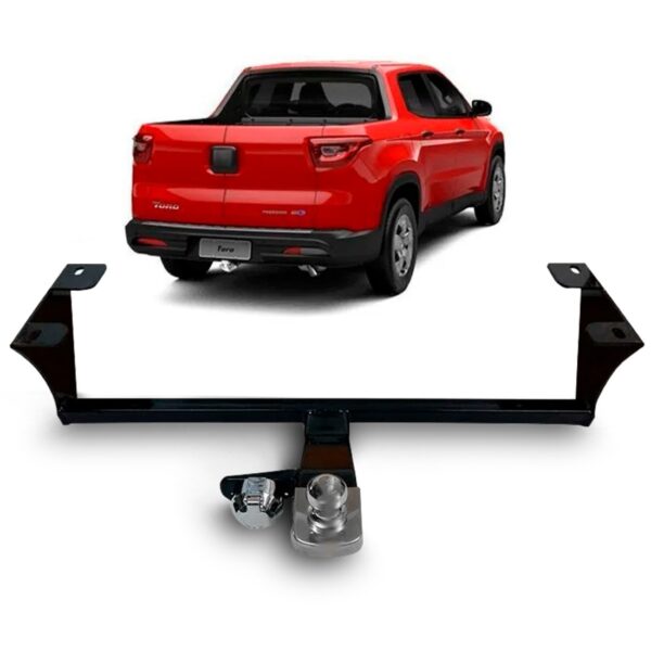 Engate Reboque Fiat Toro 2016 2017 2018 Fixo 700kg Desconto