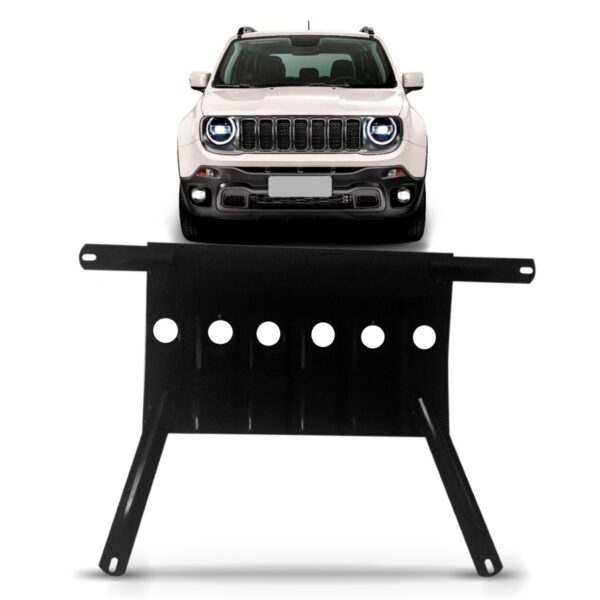 Peito De Aço Protetor Reforçado Jeep Renegade 2018 2019 2020