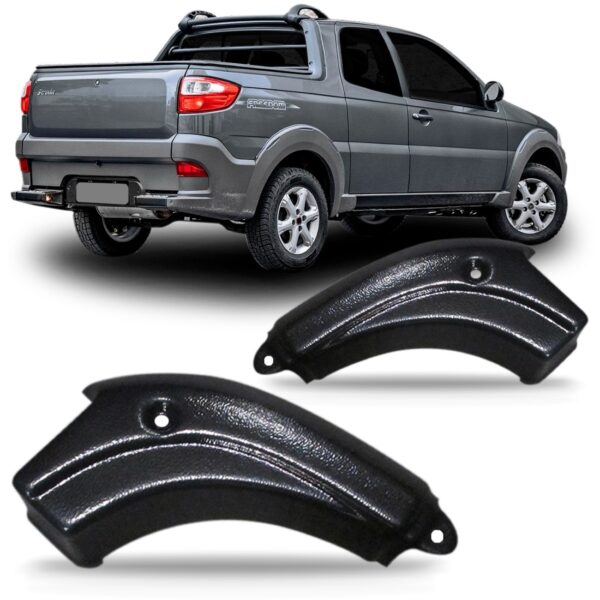 Par Protetor Caçamba Canto Para Strada Work 2014 A 2020