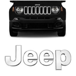 Emblema Letreiro Capo Jeep Renegade 2015/2018 Cromado Oferta