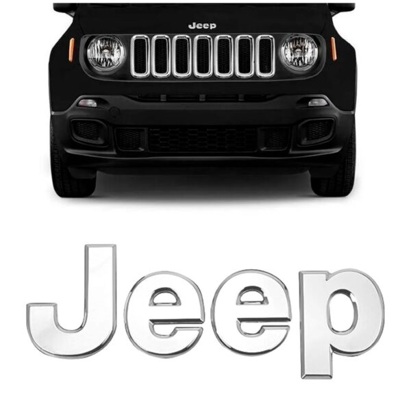 Emblema Letreiro Capo Jeep Renegade 2015/2018 Cromado Oferta