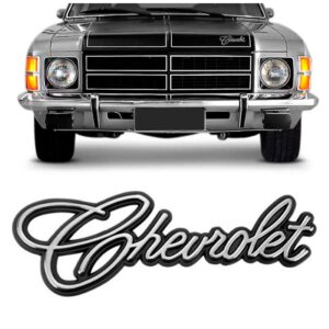 Emblema Letreiro Chevrolet Manuscrito