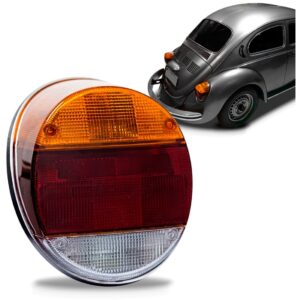 Lanterna Traseira Âmbar Completa Fusca Fafá 85 86 87 88 89 Direito/passageiro Vermelho