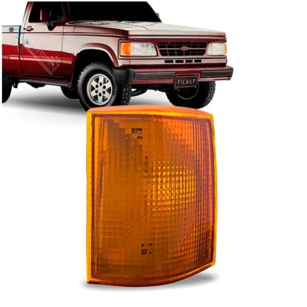 Sinaleira Seta Para Chevrolet D20/a20/c20 1993 A 1998 Âmbar Lado Esquerdo