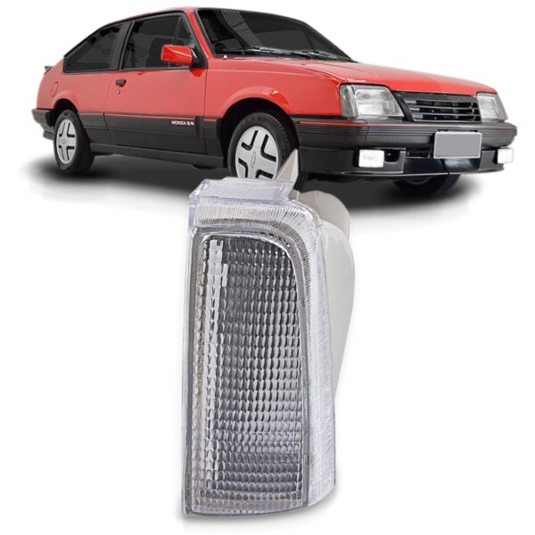 Sinaleira Seta Para Chevrolet Monza 1988 1989 1990 Cristal Lado Esquerdo