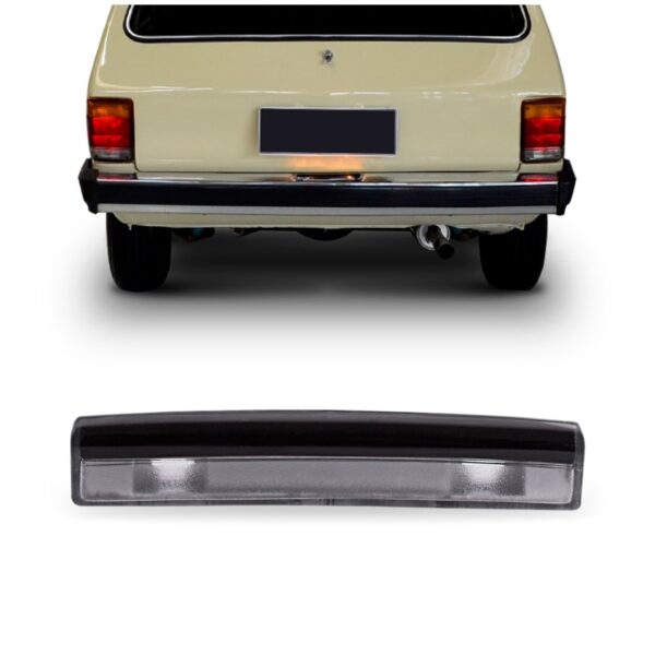 Sinaleira Placa Chevette Marajo 83/93 Opala 80 A 90 Cristal
