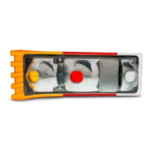 Lanterna Traseira Brasilia Moderna Âmbar Direito Tricolor