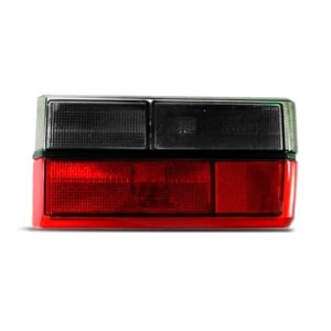 Lanterna Traseira Gol 1980 A 1986 Fumê Friso Preto 1ª Linha Direito/passageiro Vermelho