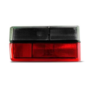 Lanterna Traseira Gol 1980 A 1986 Fumê Friso Preto 1ª Linha Esquerdo/motorista Vermelho