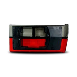 Lanterna Traseira Gol 1980 A 1986 Fumê Friso Preto 1ª Linha Esquerdo/motorista Vermelho