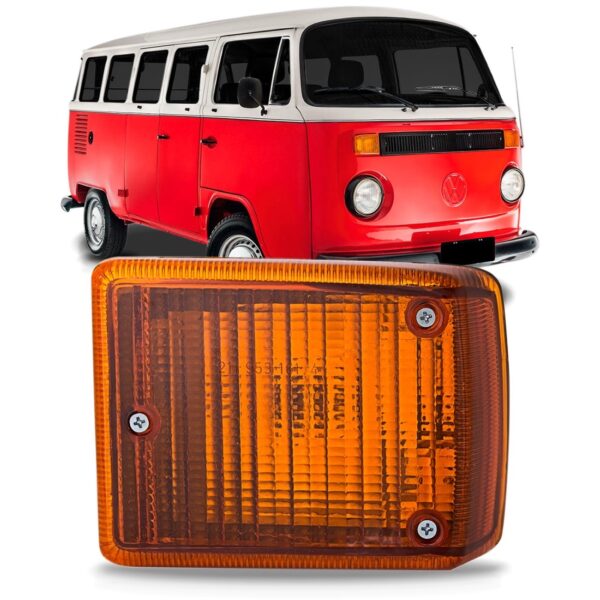 Sinaleira Seta Para Volkswagen Kombi Clipper Âmbar Lado Esquerdo
