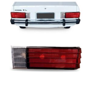 Lanterna Traseira Corcel Ii Rubi Sem Friso Preto C/ Garantia Lado Direito