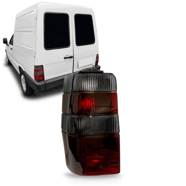 Lanterna Traseira Fiorino 1986 A 1997 Fume Modelo Carto Lado Esquerdo