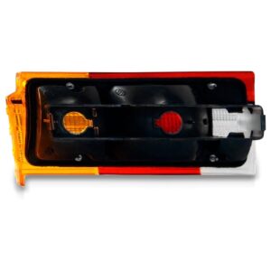 Sinaleira Traseira Voyage 82/84 Tricolor C/friso Cromado Le Lado Direito