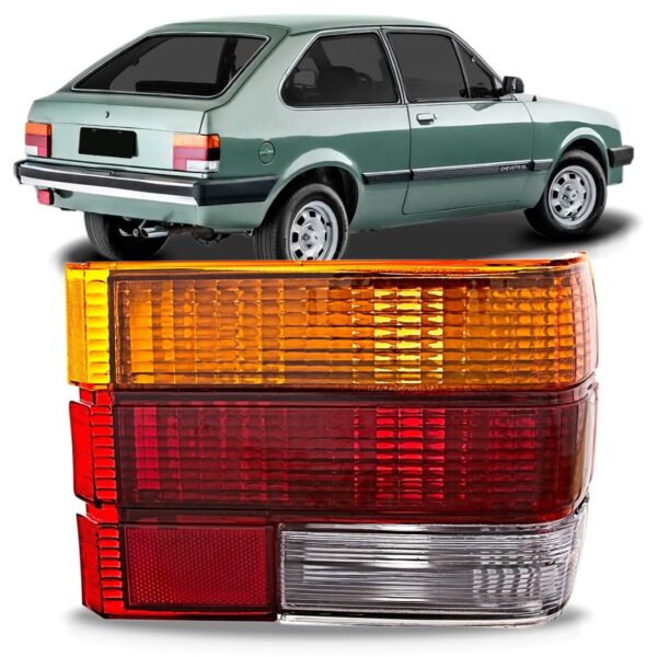 Lanterna Traseira Chevette 1983 1984 1985 1986 Âmbar Lado Direito
