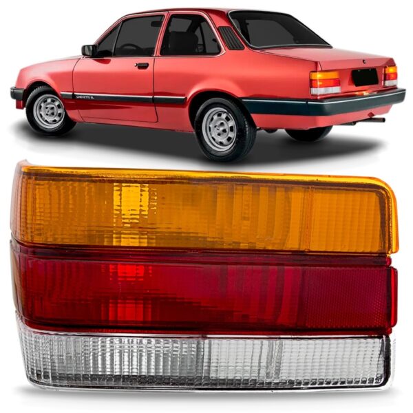 Sinaleira Traseira Chevette 1987 88 89 90 91 1992 1993 Âmbar Lado Esquerdo