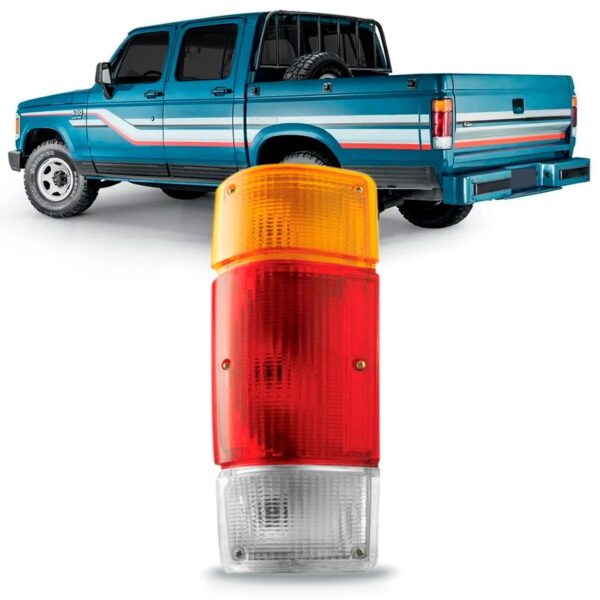 Lanterna Traseira D20 A20 C20 Âmbar Lado Esquerdo