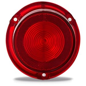 Lente Sinaleira Traseira Opala Caravan 1970/1979 S/ Ré Rubi Lado Direito