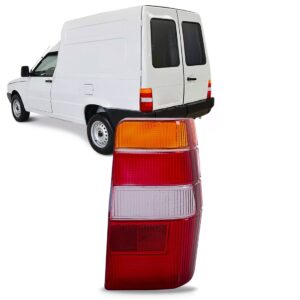 Lente Sinaleira Traseira Fiorino 1988/1997 Âmbar Mod Carto Lado Direito