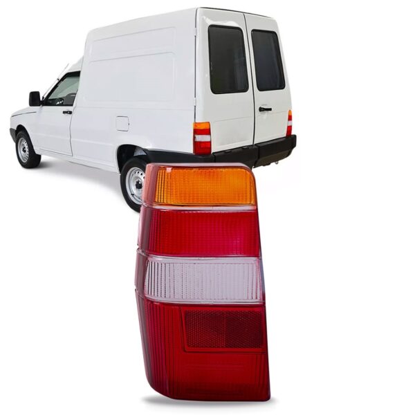 Lente Sinaleira Traseira Fiorino 1988/1997 Âmbar Mod Carto Lado Esquerdo