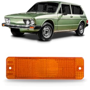 Lente Sinaleira Seta Brasilia 1978 Em Diante Âmbar  Âmbar