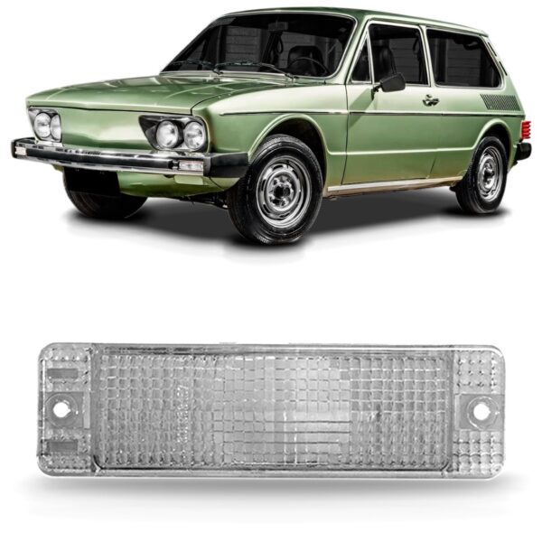 Lente Sinaleira Seta Brasília 1978 Em Diante Cristal Cristal