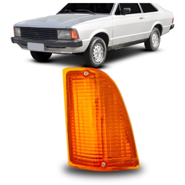 Lente Pisca Seta Corcel Ii 1978 1979 80 1981 1982 1983 Ambar Lado Esquerdo