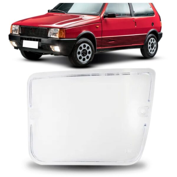 Lente Farol Milha Uno 1984 1985 1986 1987 1988 1990 Cristal Lado Direito