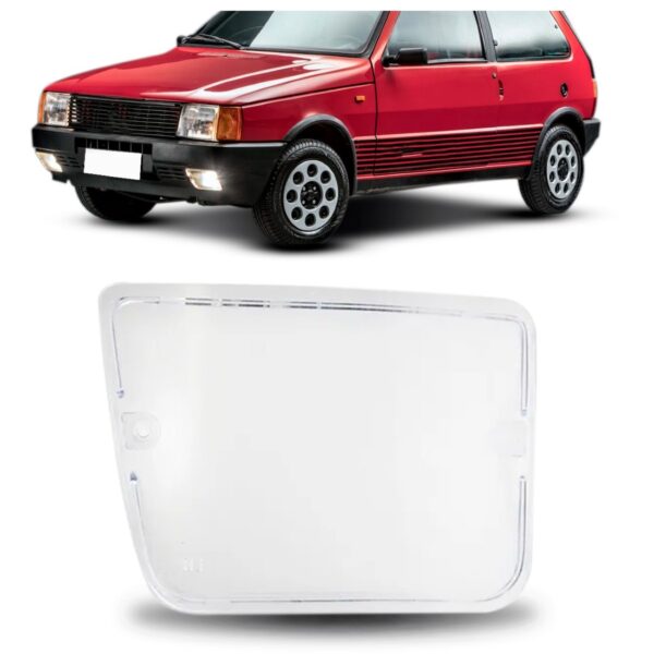 Lente Farol Milha Uno 1984 1985 1986 1987 1988 1990 Cristal Lado Esquerdo