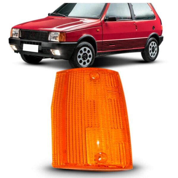 Lente Sinaleira Uno/fiorino/elba/prêmio 1984 A 1990 Âmbar Lado Direito