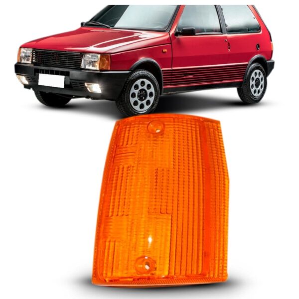 Lente Sinaleira Uno/fiorino/elba/prêmio 1984 A 1990 Âmbar Lado Esquerdo