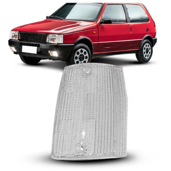 Lente Sinaleira Uno/fiorino/elba/prêmio 1984/1990 Cristal Lado Esquerdo