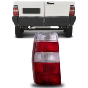 Lente Lanterna Traseira Fiorino 1986 A 1997 Bicolor Promoção Lado Esquerdo