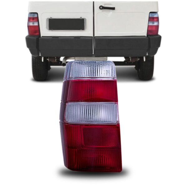 Lente Traseira Bicolor Cibé - Fiorino E Elba (1986-1997) Lado Esquerdo