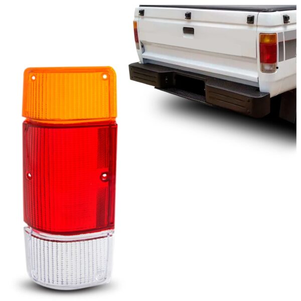 Lente Lanterna Traseira D20/a20/c20 1985 A 1996 Tricolor Lado Esquerdo