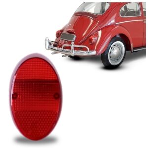 Lente Lanterna Traseira Fusca 1200/1300 Vermelho C/ Garantia Vermelho