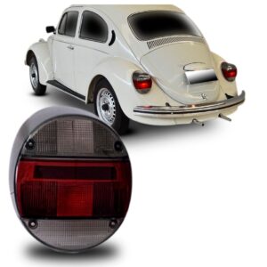 Lente Lanterna Traseira Fusca Fafa 1300 1969 A 1973 Fumê - Fumê