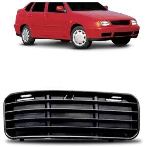 Moldura Para Farol Milha   Polo 1997 A 2002 Sem Furo Ld Preto Direito